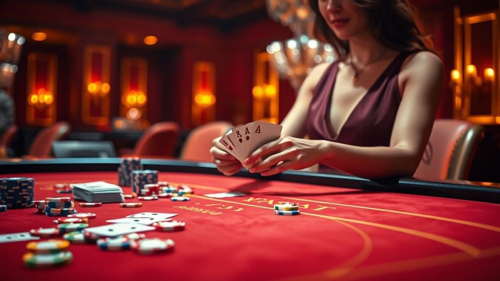 ตัวอย่างการวางเดิมพันไพ่คู่ (Pair Bet) ในเกมบาคาร่า