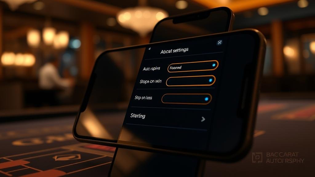 การตั้งค่าโหมดออโต้ AutoSpin บาคาร่าบนมือถือ