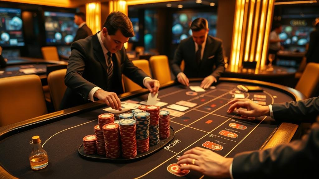 กราฟแสดงการเดินเงินแบบฟีโบนัชชีในบาคาร่า