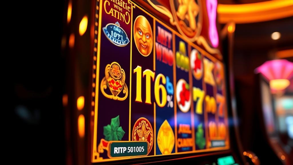 กราฟแสดงค่า RTP ของสล็อต