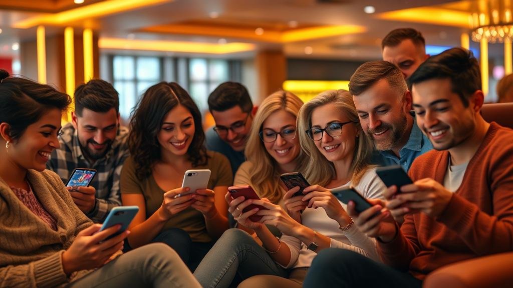 กล่องสมบัติเต็มไปด้วยทองคำและอัญมณีบนหน้าจอเกมสล็อต