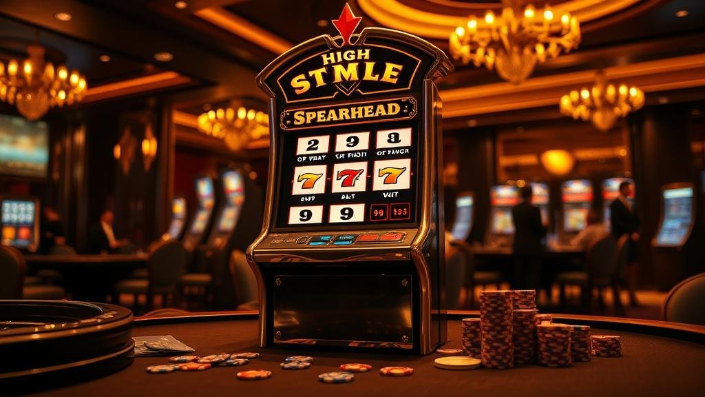 เล่นสล็อต Spearhead บนแท็บเล็ต