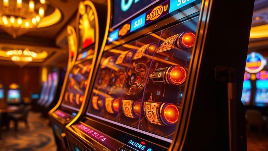 การปรับระดับเบทบนหน้าจอเกมสล็อต