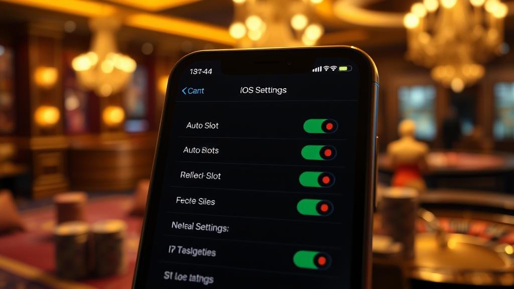 การตั้งค่าออโต้สล็อตบน iOS, คอมพิวเตอร์ และ Android