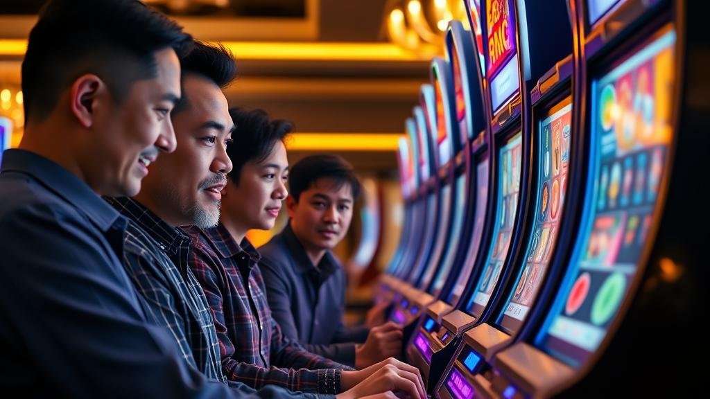 ปุ่มซื้อฟรีสปินบนหน้าจอเกมสล็อต