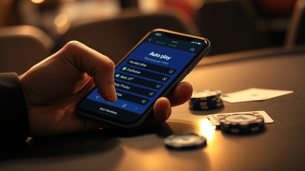 หน้าจอตั้งค่าออโต้สล็อตบนมือถือ Android