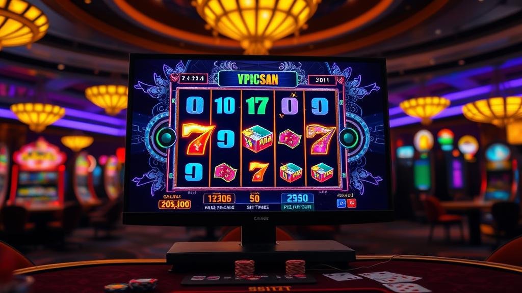 หน้าจอแสดงค่า RTP และตารางการจ่ายเงิน