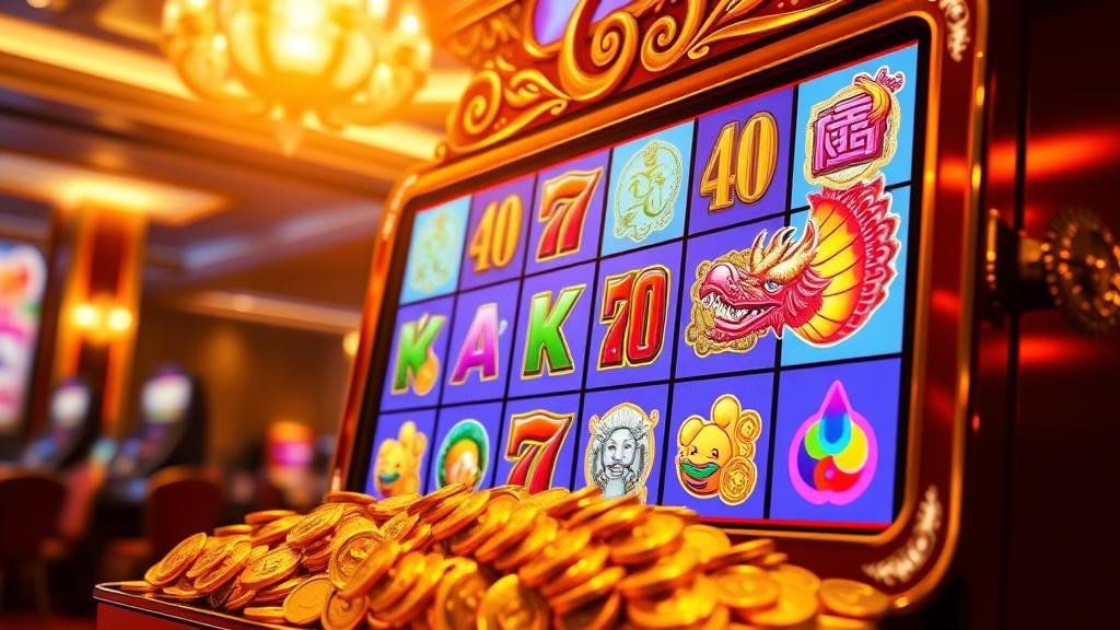 สล็อตธีมตรุษจีน สัญลักษณ์โคมแดงและประทัด
