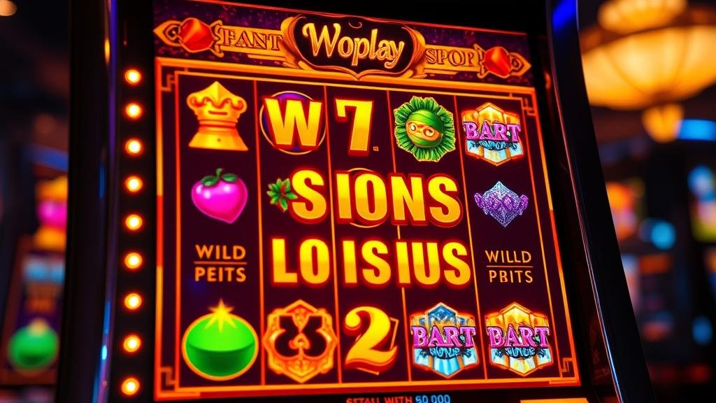 มือถือแสดงหน้าจอเกมสล็อต Evoplay ชนะ