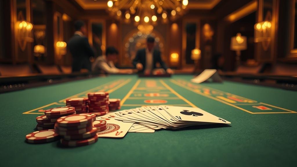 โลโก้และหน้าจอเกมบาคาร่าจากค่ายชั้นนำ