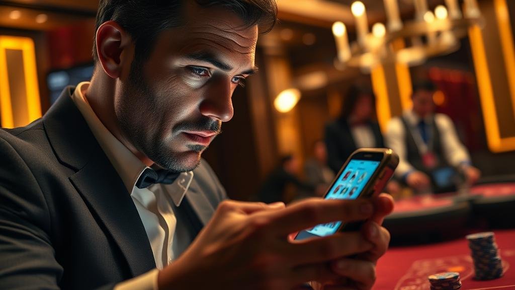 หน้าจอแอปพลิเคชันบาคาร่าบนมือถือ