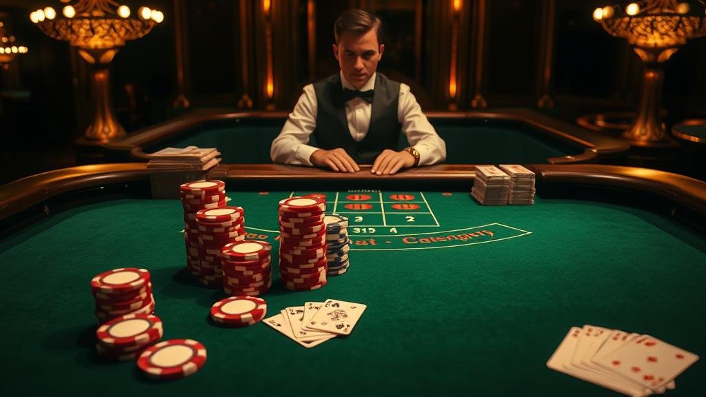 ตัวอย่างเค้าไพ่ปิงปองและมังกรในบาคาร่า