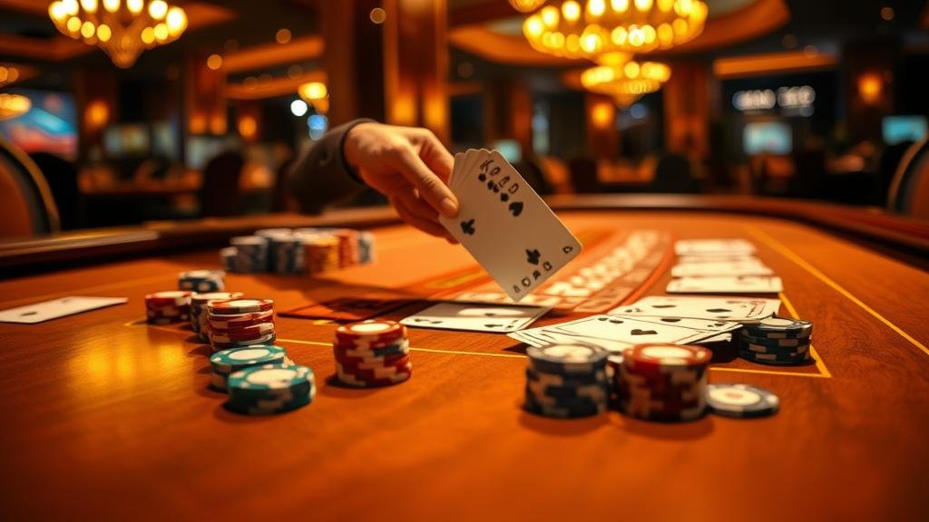 หน้าจอเกมบาคาร่า แสดงอัตราจ่ายเสมอ