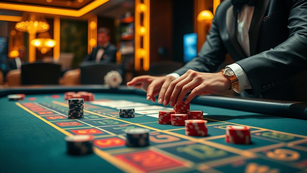 ตารางแสดงอัตราจ่ายเงินเดิมพันเสมอในบาคาร่า