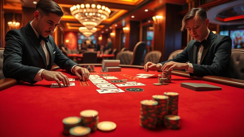 การเล่นบาคาร่าบนแท็บเล็ตช่วงกลางคืน