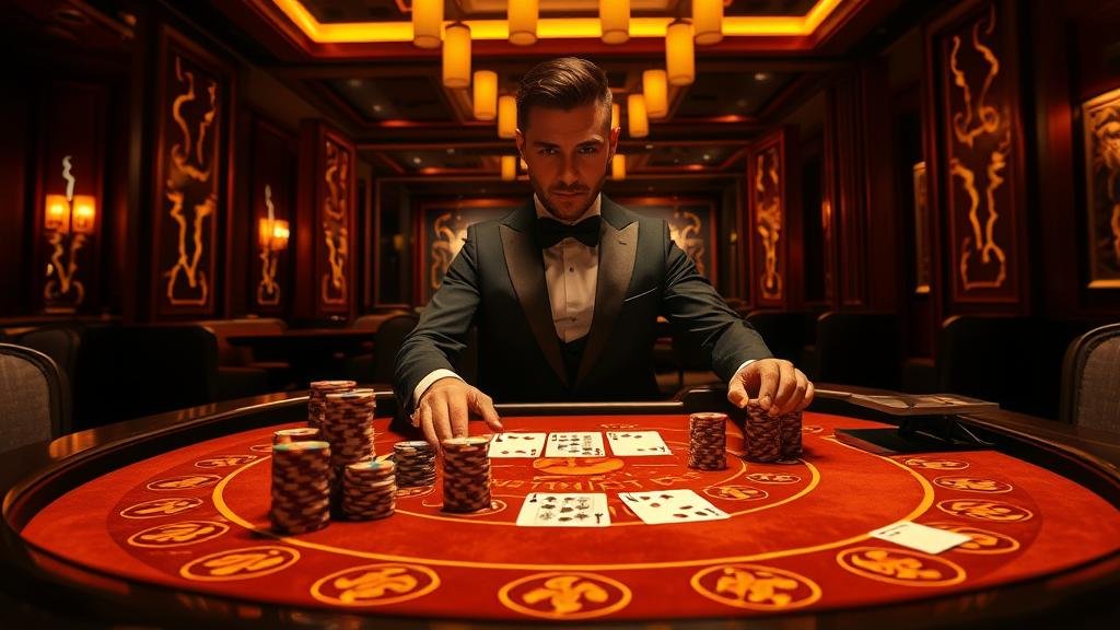 ตารางแสดงเค้าไพ่มังกรและเค้าไพ่สามตัดในบาคาร่า