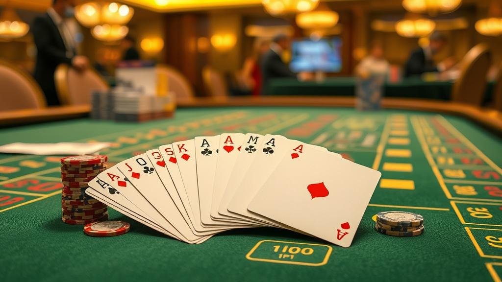 ตัวอย่างเค้าไพ่บาคาร่า มังกร และ สามตัด