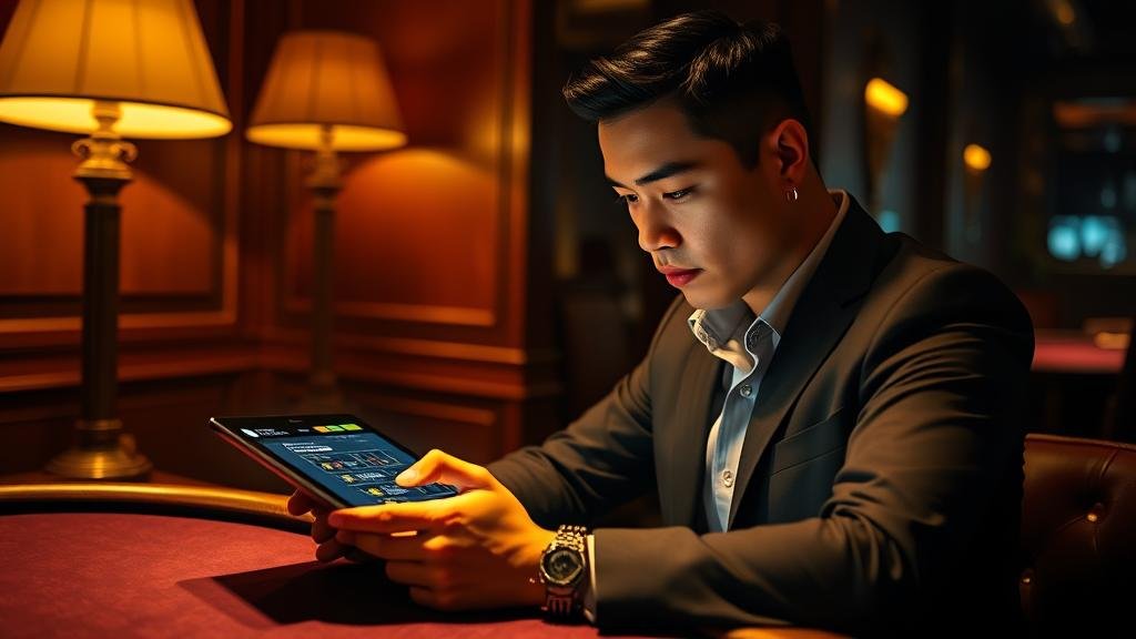 กองชิปคาสิโนพร้อมสัญลักษณ์เงินบาทไทย