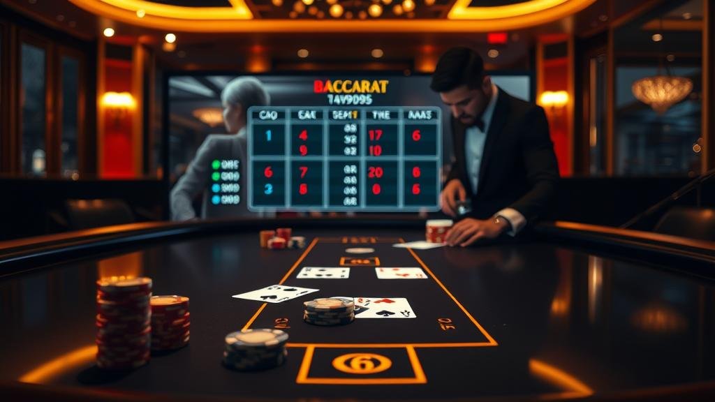 ตารางการเดิมพันบาคาร่าพร้อมชิป