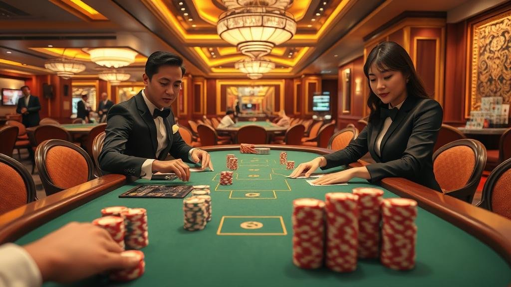 เค้าไพ่สองตัดในบาคาร่า