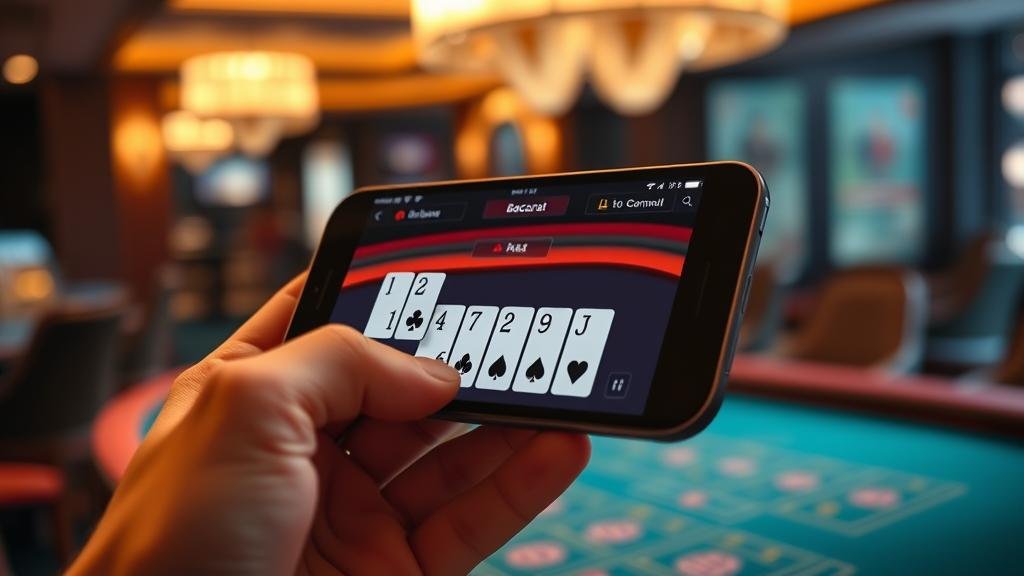 การอ่านเค้าไพ่บาคาร่าบนหน้าจอ