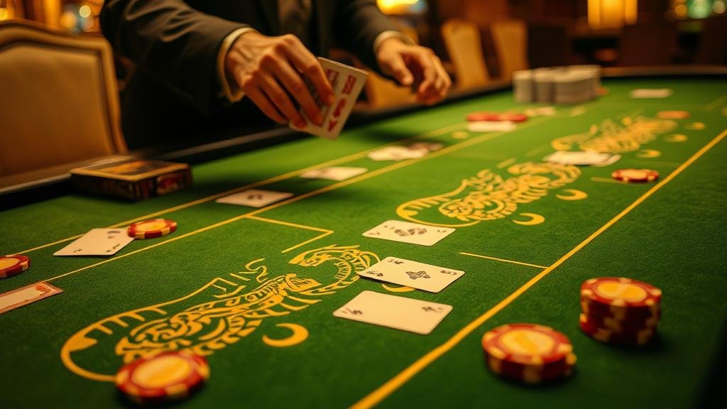 บรรยากาศการเล่นบาคาร่าสด