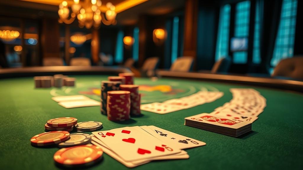 ตัวอย่างเค้าไพ่สองตัดในบาคาร่า