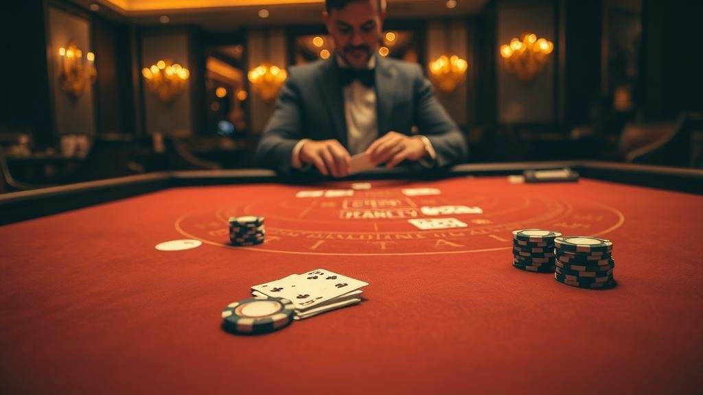 ตัวอย่างเค้าไพ่สองตัดและสลับคู่ในบาคาร่า