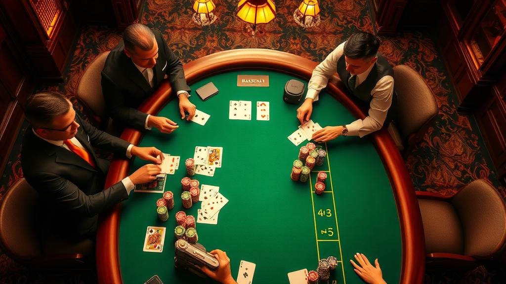 ตัวอย่างเค้าไพ่บาคาร่า: มังกร และ สลับคู่