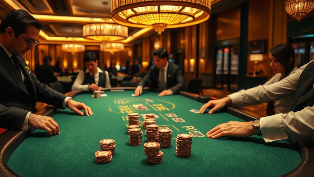 การวางเดิมพันในเกมบาคาร่าออนไลน์