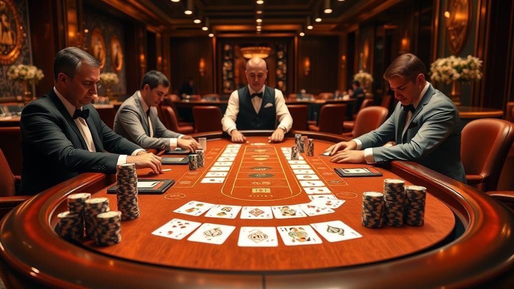 ตัวอย่างเค้าไพ่ปิงปองและมังกรในบาคาร่า