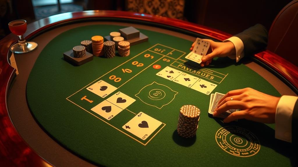 ภาพเปรียบเทียบกลยุทธ์เดินเงินบาคาร่า: พาโรลี และ ประกันภัย