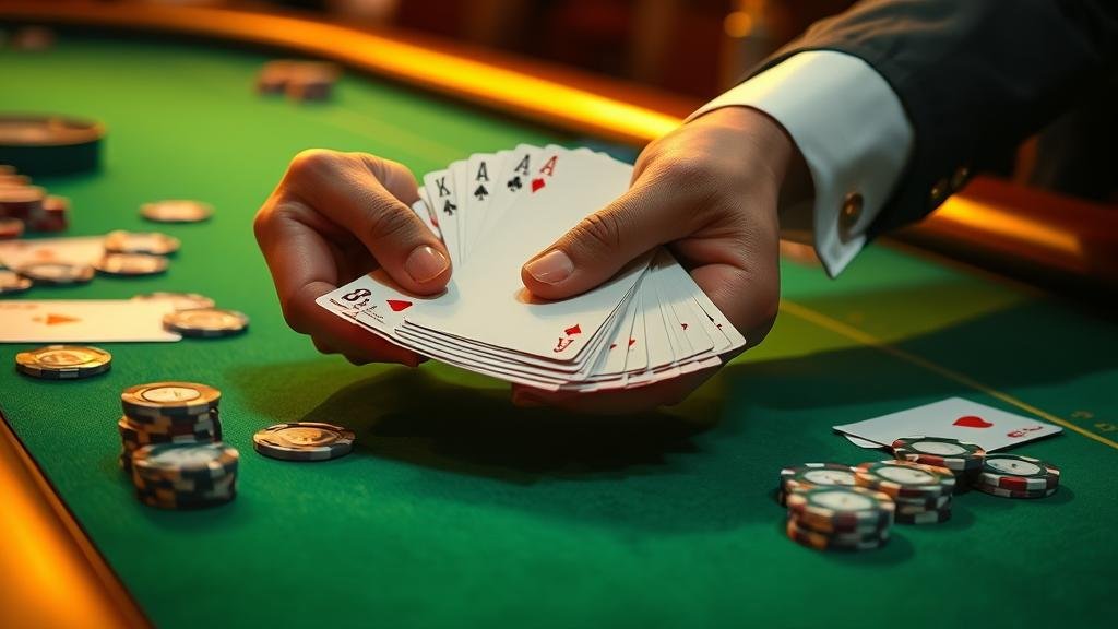 เค้าไพ่สลับคู่และสามตัดในบาคาร่า