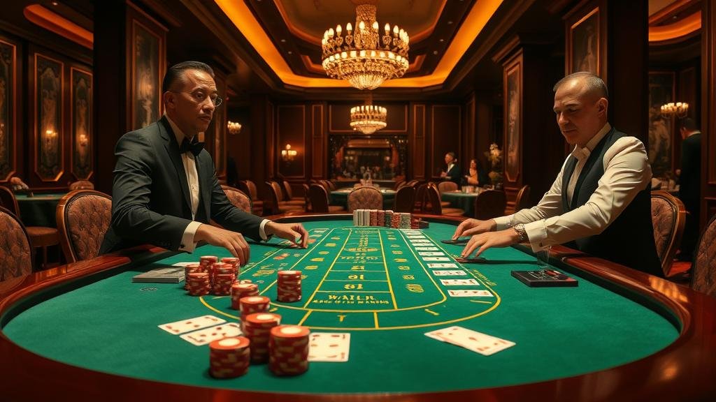 แผนภาพแสดงกลยุทธ์การเดินเงินบาคาร่า