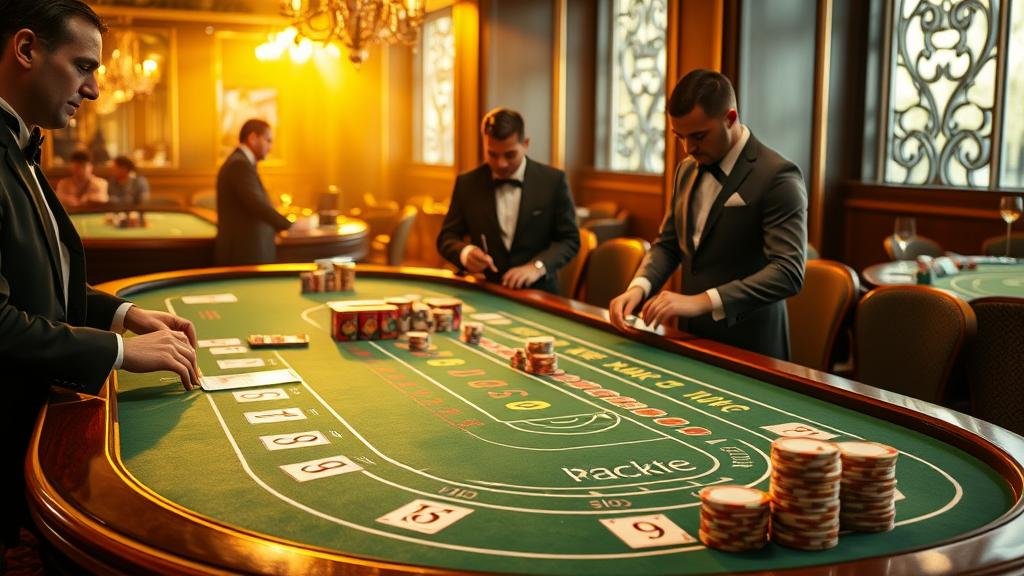 ตัวอย่างเค้าไพ่สลับคู่บาคาร่า