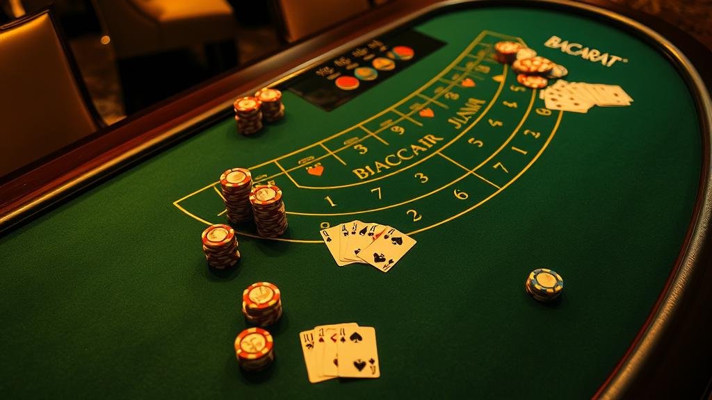 การเล่นบาคาร่าบนแท็บเล็ตพร้อมดูเค้าไพ่