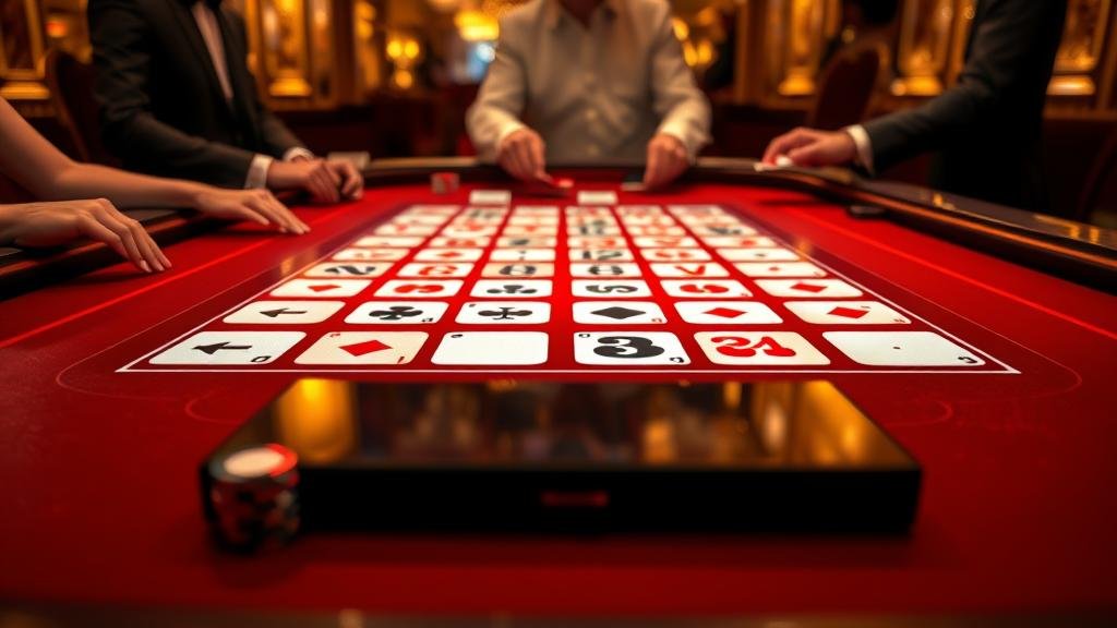 ภาพแสดงกลยุทธ์การคุมงบและบริหารเงินทุนในบาคาร่า