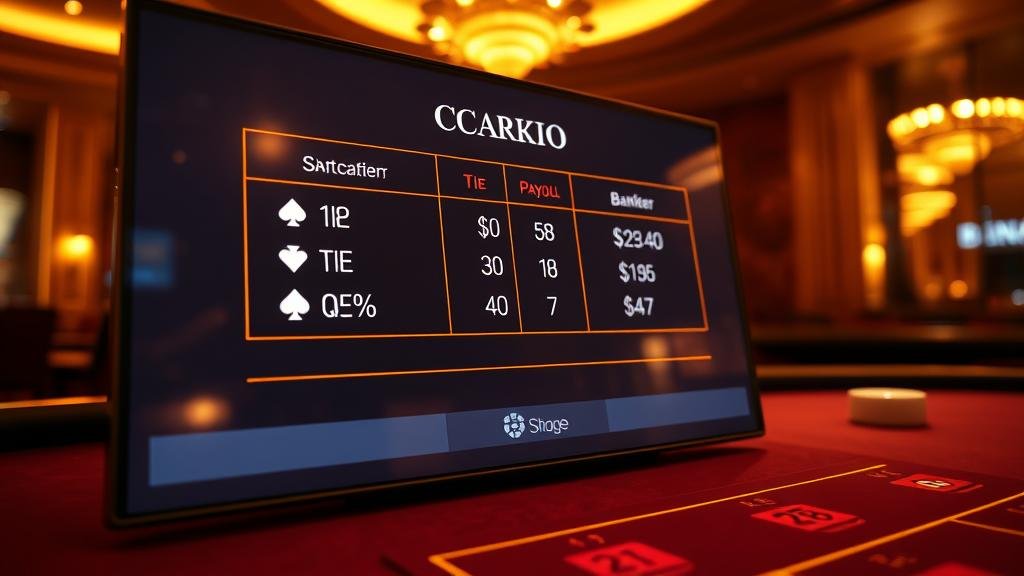 ตัวอย่างเค้าไพ่มังกรในเกมบาคาร่า