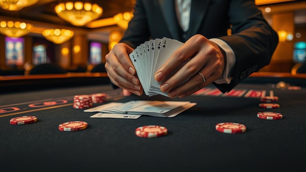 ตัวอย่างเค้าไพ่บาคาร่า: มังกร และ สองตัด