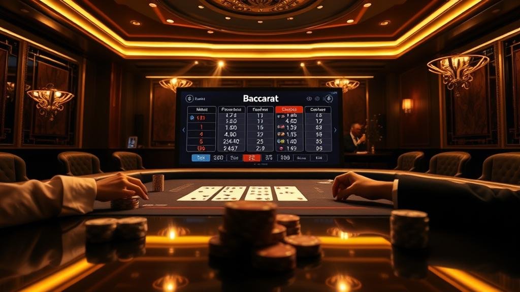 ตัวอย่างเค้าไพ่มังกรในเกมบาคาร่า