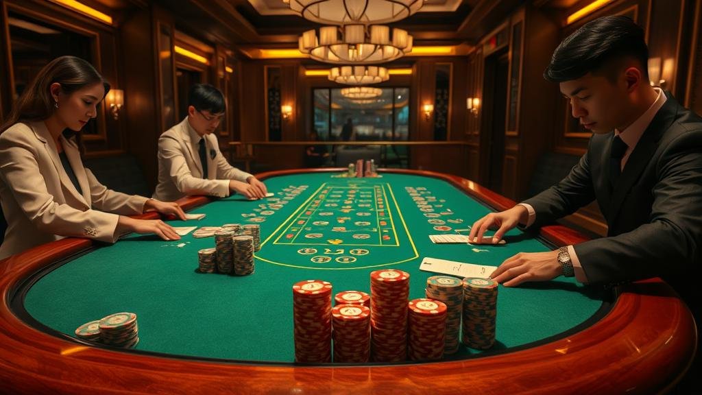 การอ่านเค้าไพ่มังกรและสองตัดบาคาร่า