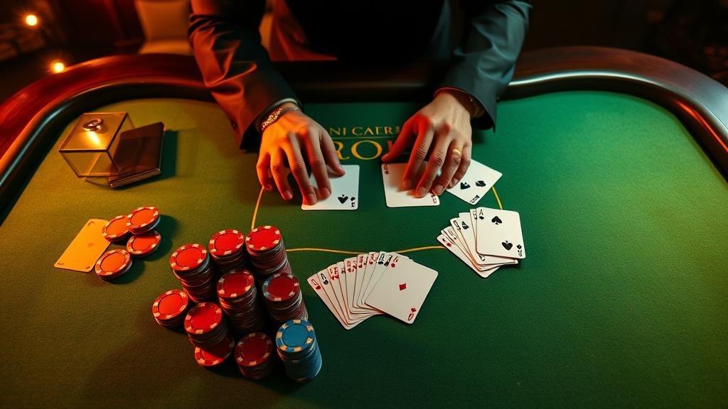 ผู้คนเล่นบาคาร่าในคาสิโนยุโรป