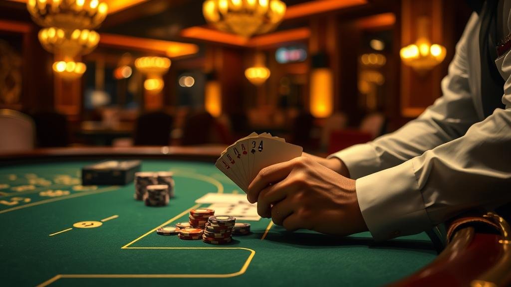 ตัวอย่างเค้าไพ่ปิงปองในบาคาร่า