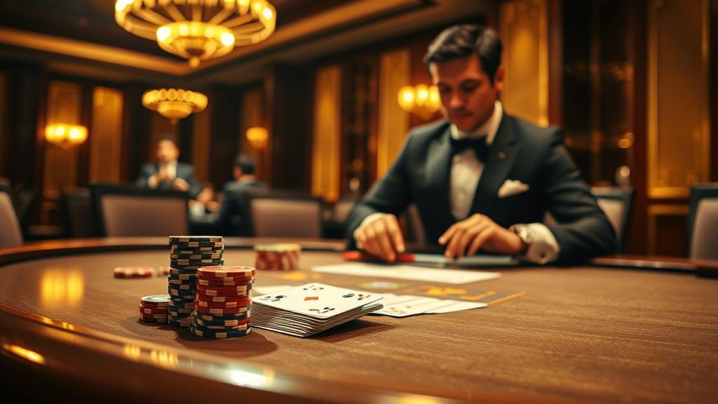 หน้าจอเล่นบาคาร่าออนไลน์บนเดสก์ท็อป