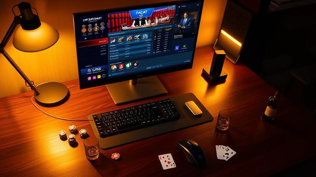 การอ่านเค้าไพ่บาคาร่าบนเดสก์ท็อป