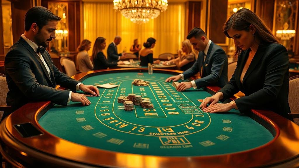 การเล่นบาคาร่าบนแท็บเล็ตด้วยสูตรและเค้าไพ่