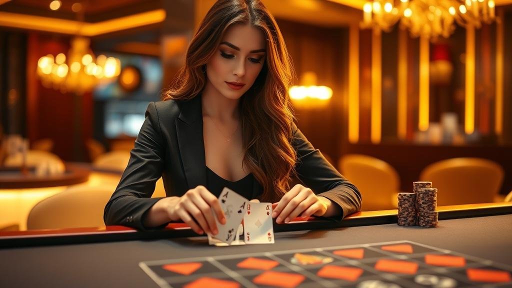 ดีลเลอร์สาวสวยสุดเซ็กซี่จาก Sexy Baccarat