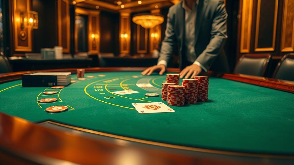 โต๊ะบาคาร่าในคาสิโนเอเชีย