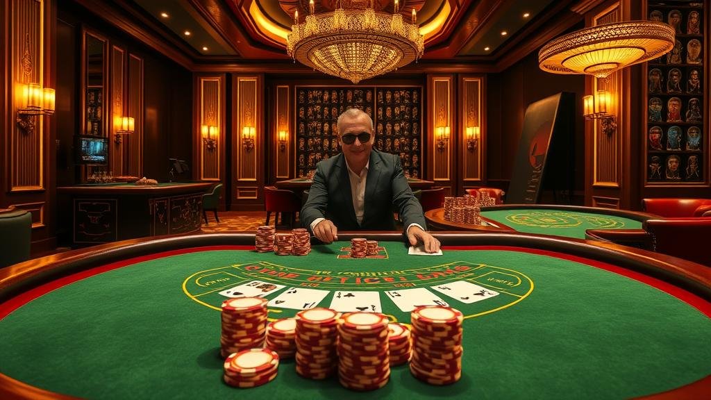 หน้าจอคอมพิวเตอร์แสดงเกมบาคาร่า Ezugi