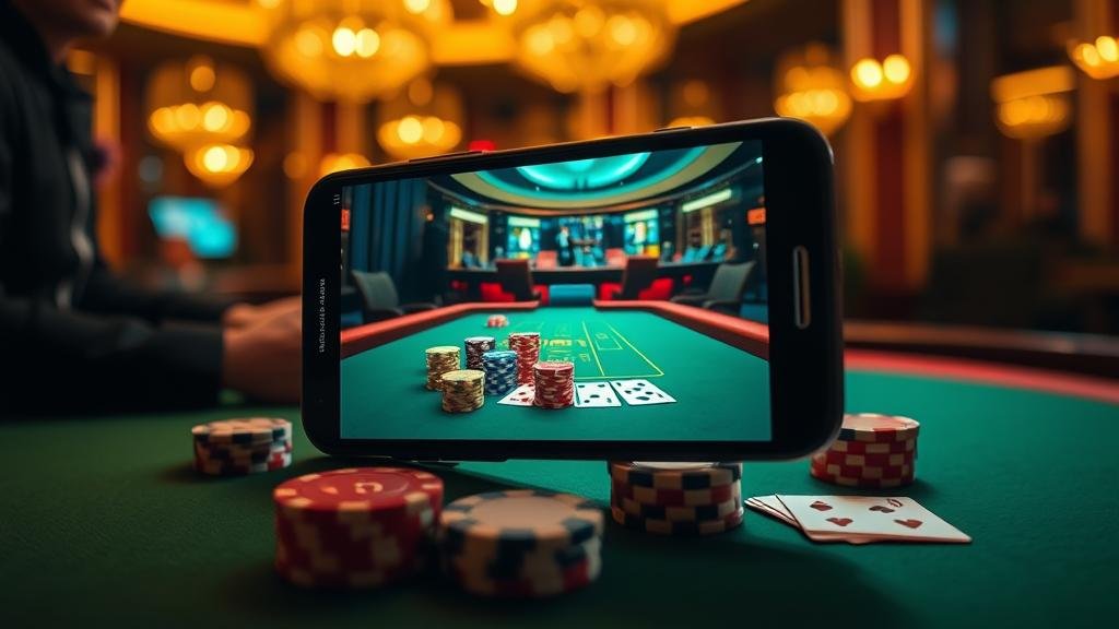 การจัดการเล่นบาคาร่าไลฟ์สดบนแท็บเล็ต